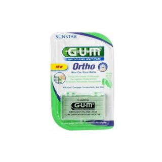 Gum 724 Ortho Wax Ορθοθοδοντικό Κερί Με Γεύση Μέντα 1τεμάχιο