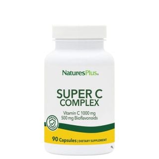 Nature's Plus Super C Complex Βιταμίνη C 1000mg με 500mg Βιοφλαβονοειδών 60δισκία