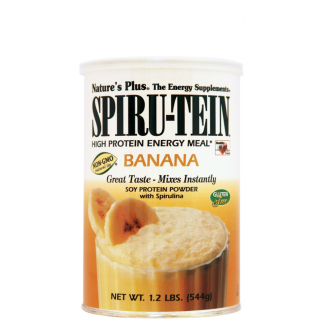 Natures Plus Spiru Tein Banana 544gr Πρωτεϊνούχο Υποκατάστατο Γεύματος Χαμηλών Θερμίδων με Σπιρουλίνα με Γεύση Μπανάνα