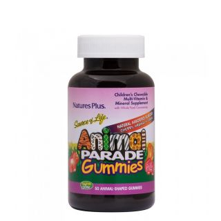 Nature's Plus Animal Parade Gummies Πολυβιταμίνες για Παιδιά με Γεύσεις Φρούτων 50ζελεδάκια