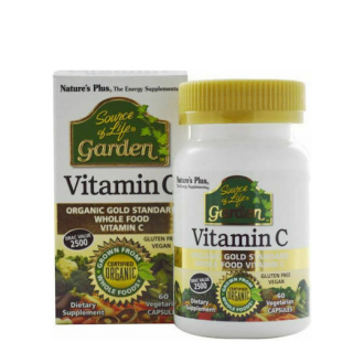 Nature's Plus Source of Life Garden Βιταμίνη C 60φυτ.κάψουλες