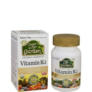 Nature's Plus Source of Life Garden Vitamin K2 120mcg 60 vegan κάψουλες