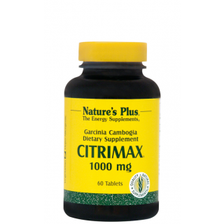 Nature's Plus, Citrimax 1000mg 60ταμπλέτες Αντιμετώπιση Χοληστερίνης & Τριγλυκεριδίων & Μείωση Όρεξης