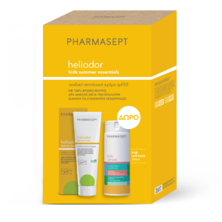 Pharmasept Promo Heliodor Kids Summer Pack Παιδική Αντηλιακή Κρέμα SPF50 150ml & Δώρο Kids Soft Bath Παιδικό Αφρόλουρο 250ml