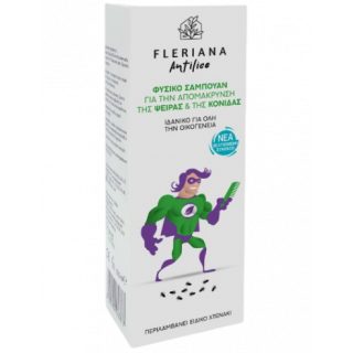 Power Health Fleriana Φυσικό Σαμπουάν για Ψείρες & Κόνιδες 100ml
