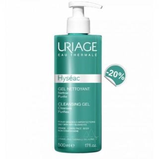 Uriage Hyseac Cleansing Gel 500ml Τζελ για Βαθύ Καθαρισμό