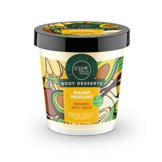 Natura Siberica Organic Shop Body Desserts Ενυδατική Κρέμα Ανάπλασης Σώματος με Άρωμα Βανίλια 450ml