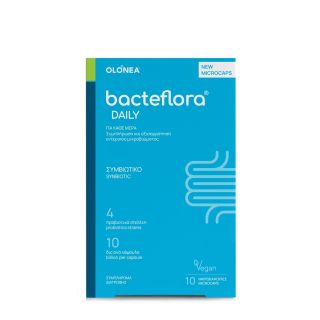 Olonea BacteFlora Daily Προβιοτικό & Πρεβιοτικό Συμπλήρωμα Διατροφής 10κάψουλες