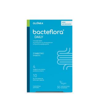 Olonea BacteFlora Daily Προβιοτικό & Πρεβιοτικό Συμπλήρωμα Διατροφής 30κάψουλες