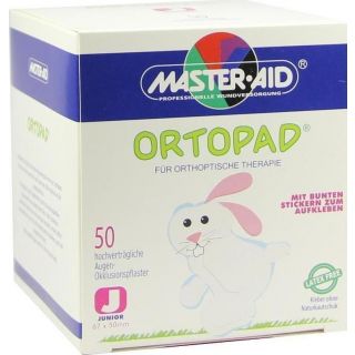 Master Aid Ortopad Junior 67 x 50mm Eye Sticker for Kids 50 Items