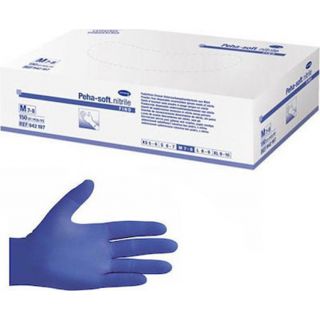 Hartmann Peha-Soft Nitrile Fino Powderfree Examination Nitrile Gloves Medium 150 Items
