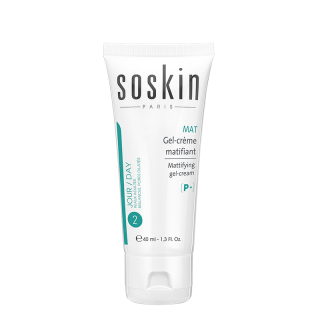 Soskin Mattifying Gel-Cream 40ml Ελαφριάς Υφής Ενυδατική Κρέμα Προσώπου για Ρύθμιση της Γυαλάδας