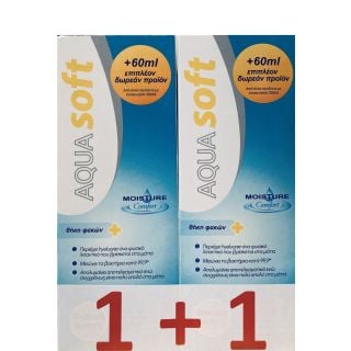 Aquasoft Υγρό Φακών Επαφής 2x360ml