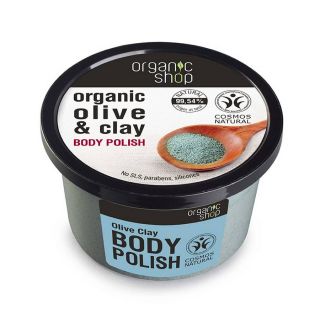 Natura Siberica Organic Shop Απολεπιστικό Σώματος με Ελιά & Άργιλο 250ml