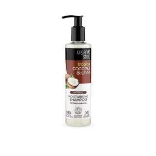 Natura Siberica Organic Shop Σαμπουάν Ενυδάτωσης Απαλότητα & Αναζωογόννηση Καρύδα & Βούτυρο Καριτέ 280ml