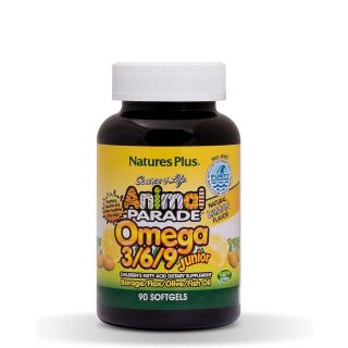 Nature's Plus Animal Parade Omega 3/6/9 Junior 90κάψουλες