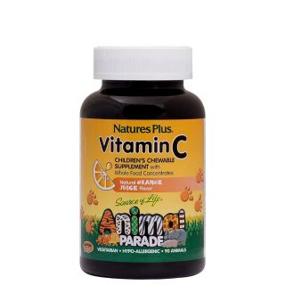 Nature's Plus Animal Parade Vitamin C 90 chewable tabs for Kids