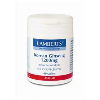 BestPharmacy.gr - Photo of Lamberts Korean Ginseng 1200mg 60 Tabs