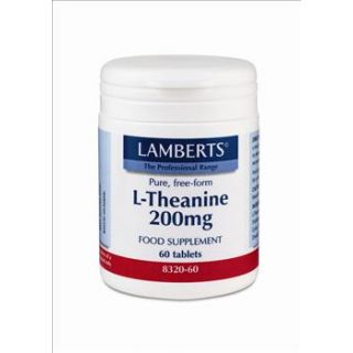 BestPharmacy.gr - Photo of Lamberts L-Theanine 200mg 60 Tabs