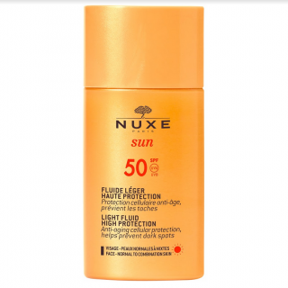 Nuxe Sun Fluide Léger Haute Protection SPF50 50ml Αντηλιακό Ελαφριάς Υφής