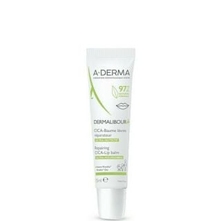 A-Derma Dermalibour+ Repairing Cica-Lip Balm 15ml Βάλσαμο Χειλιών για Σκασμένα & Ξηρά Χείλη