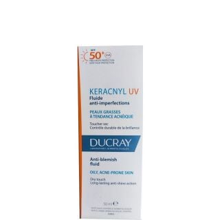 Ducray Kerancyl SPF50+ Fluide Λεπτόρρευστη Κρεμα κατά των Ατελειών 50ml