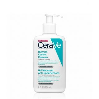 CeraVe Blemish Control Cleanser Τζελ Καθαρισμού Προσώπου Για Επιδερμίδες Με Ατέλειες 236ml