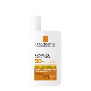 La Roche Posay Anthelios Uvmune 400 Invisible Fluid SPF50+ 50ml Λεπτόρευστο Αντηλιακό Προσώπου Χωρίς Άρωμα