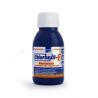 Intermed Chlorhexil-F Mouthwash 100ml Στοματικό Διάλυμα - Συσκευασία Ταξιδιού