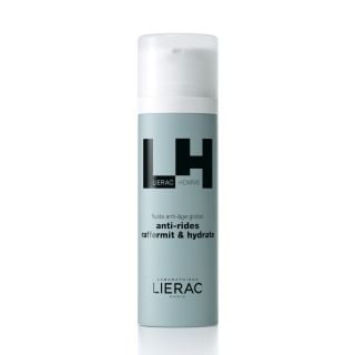 Lierac Homme Anti-rides Raffermit & Hydrate Cream 50ml Λεπτόρρευστη Κρέμα με Ολοκληρωμένη Αντιγηραντική Δράση