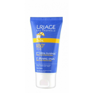 Uriage Bebe SPF50+ Αδιάβροχο Βρεφικό Αντηλιακό Γαλάκτωμα για Πρόσωπο & Σώμα 50ml