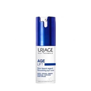 Uriage Age Lift Smoothing Eye Care 15ml Αντιγηραντική Κρέμα Ματιών για Όλους τους Τύπους Επιδερμίδας 