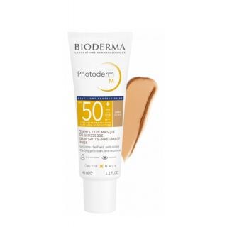 Bioderma Photoderm M Golden SPF50+ Αντηλιακό Προσώπου με Χρώμα 40ml