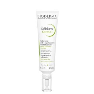 Bioderma Sebium Kerato 30ml Κρέμα Τζελ Προσώπου για Επιδερμίδες με Τάση Ακμής