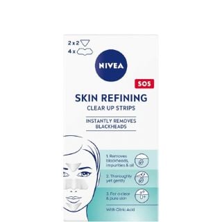 Nivea Daily Essentials Refining Clear Up Strips 6τμχ Ταινίες Καθαρισμού για Μαύρα Στίγματα