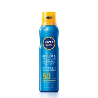 Nivea Sun Protect & Dry Touch Spray SPF50 200ml Αντηλιακό Spray Προσώπου & Σώματος Πολύ Υψηλής Προστασίας 200ml