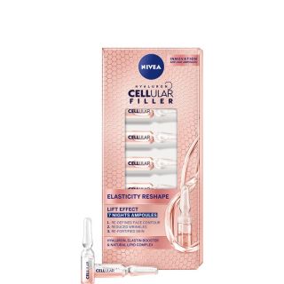 Nivea Hyaluron Cellular Filler+ Elasticity Reshape 7x1.2ml Διφασικές Αμπούλες για την Επαναφορά της Ελαστικότητας της Επιδερμίδας