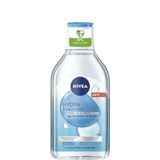 Nivea Hydra Skin Effect Τζελ Καθαρισμού - Ντεμακιγιάζ Προσώπου για Όλους τους Τύπους Επιδερμίδας 400ml