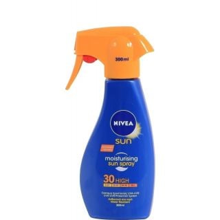 Nivea Sun Protect & Moisture SPF30+ 270ml Αντηλιακό & Ενυδατικό Γαλάκτωμα Σώματος σε Σπρέι