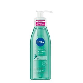 Nivea Derma Skin Clear Anti-Blemish Wash Gel Καθαρισμού Προσώπου Κατά Των Πόρων 150ml