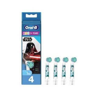 Oral-B Kids 3+ Star Wars Παιδικές Ανταλλακτικές Κεφαλές Βουρτσίσματος 4τεμ