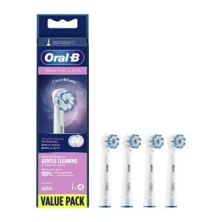 Oral-B Sensitive Clean Ανταλλακτικές Κεφαλές 4τεμ