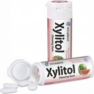 Miradent Xylitol Mint Τσίχλες με γεύση Καρπούζι 30τμχ