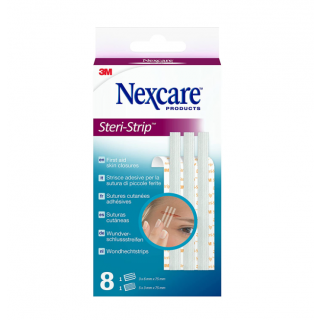 3M Nexcare Steri-Strip Σετ Ταινιών Σύγκλισης Δέρματος 3mmX7.5cm & 6mmX7.5cm