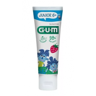 Gum Junior Toothpaste Strawberry +6  Ετών Οδοντόκρεμα Φράουλα 50ml