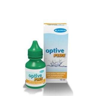 Allergan Optive Plus 10ml Λιπαντικές Οφθαλμικές Σταγόνες Τριπλής Δράσης 