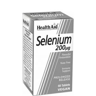 Health Aid Selenium 200μg 60ταμπλέτες Συμπλήρωμα Διατροφής με Σελήνιο