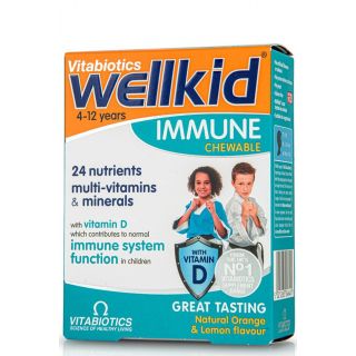 Vitabiotics Wellkid Immune 30 μασώμενες ταμπλέτες για Παιδιά για το Ανοσοποιητικό