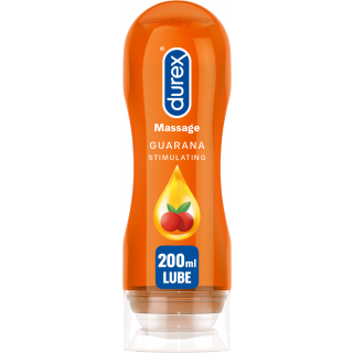 Durex Play Massage 2 in 1 Guarana Λιπαντικό 200ml