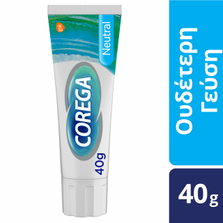 Corega 3D Hold Neutral Cream 40gr Στερεωτική Κρέμα 